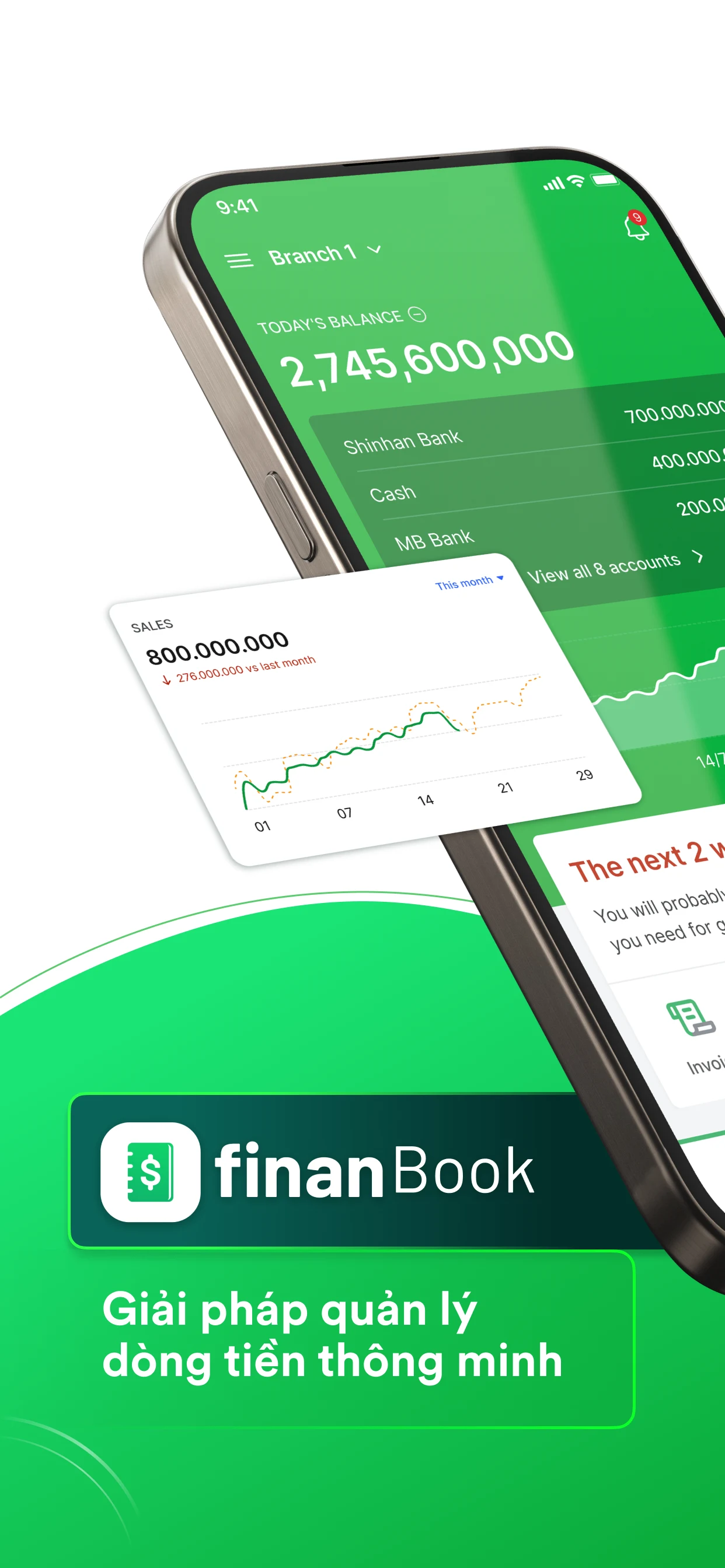 FinanBook - Quản lý dòng tiền screenshot